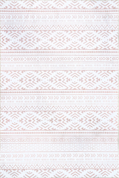 AreaRugs.com Wavaj Nwa1203B Pink Area Rug