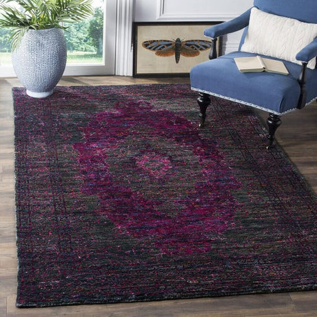 Safavieh Tangier Tgr601A Slate Blue / Fuchsia Rugs.