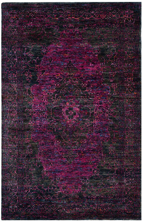 Safavieh Tangier Tgr601A Slate Blue / Fuchsia Rugs.