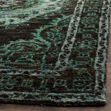 Safavieh Tangier Tgr602A Chocolate / Aqua Rugs.