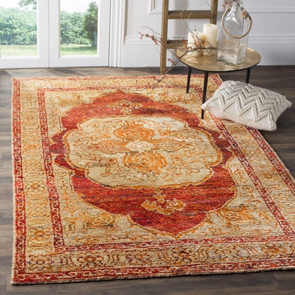 Safavieh Tangier Tgr603A Red Orange / Beige Vintage / Distressed Area Rug