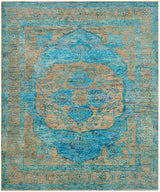 Safavieh Tangier Tgr603B Teal / Beige Rugs.