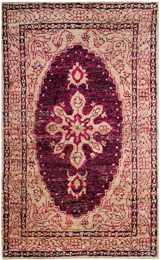 Safavieh Tangier Tgr604A Fuchsia / Beige Area Rug