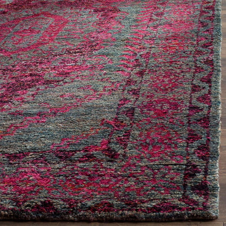 Safavieh Tangier Tgr605A Slate Blue / Fuchsia Rugs.