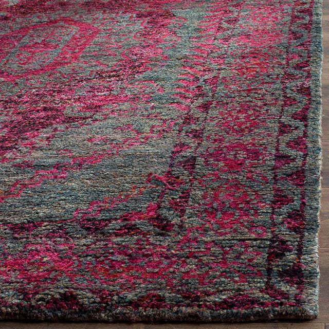 Safavieh Tangier Tgr605A Slate Blue / Fuchsia Area Rug