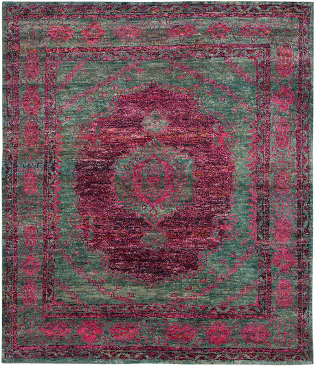 Safavieh Tangier Tgr605A Slate Blue / Fuchsia Rugs.
