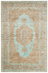 Safavieh Tangier Tgr605B Seafoam / Beige Rugs.