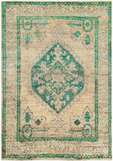 Safavieh Tangier Tgr606A Beige / Emerald Rugs.
