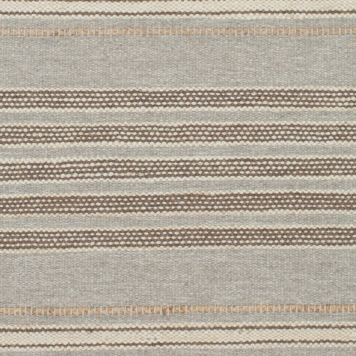 Surya Thebes Thb-1000 Taupe, Cream, Dark Brown, Wheat Striped Area Rug