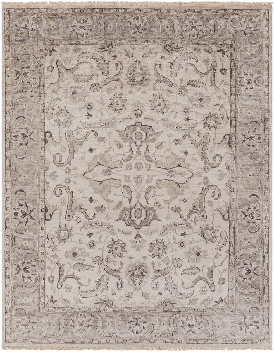 Surya Theodora Tho-3003 Medium Gray, Camel, Ivory Area Rug