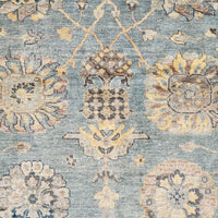 Surya Theodora Tho-3006 Aqua, Taupe, Butter, Charcoal Area Rug