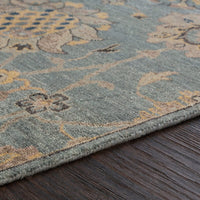 Surya Theodora Tho-3006 Aqua, Taupe, Butter, Charcoal Area Rug