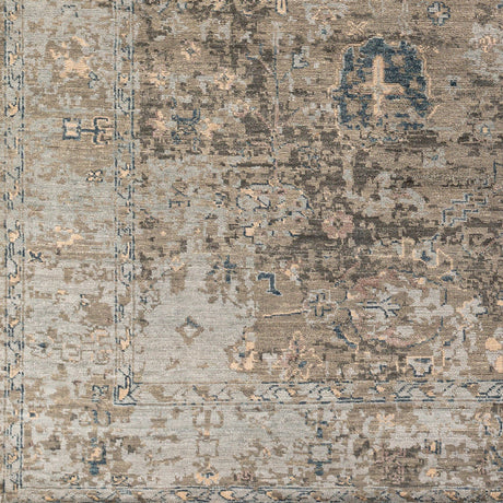 Surya Theodora Tho-3009 Medium Gray, Charcoal, Light Gray, Dark Blue Rugs.