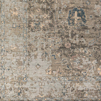 Surya Theodora Tho-3009 Medium Gray, Charcoal, Light Gray, Dark Blue Area Rug