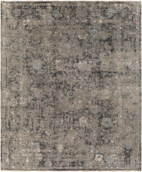 Surya Theodora Tho-3011 Charcoal, Ice Blue, Gray, Medium Gray Area Rug