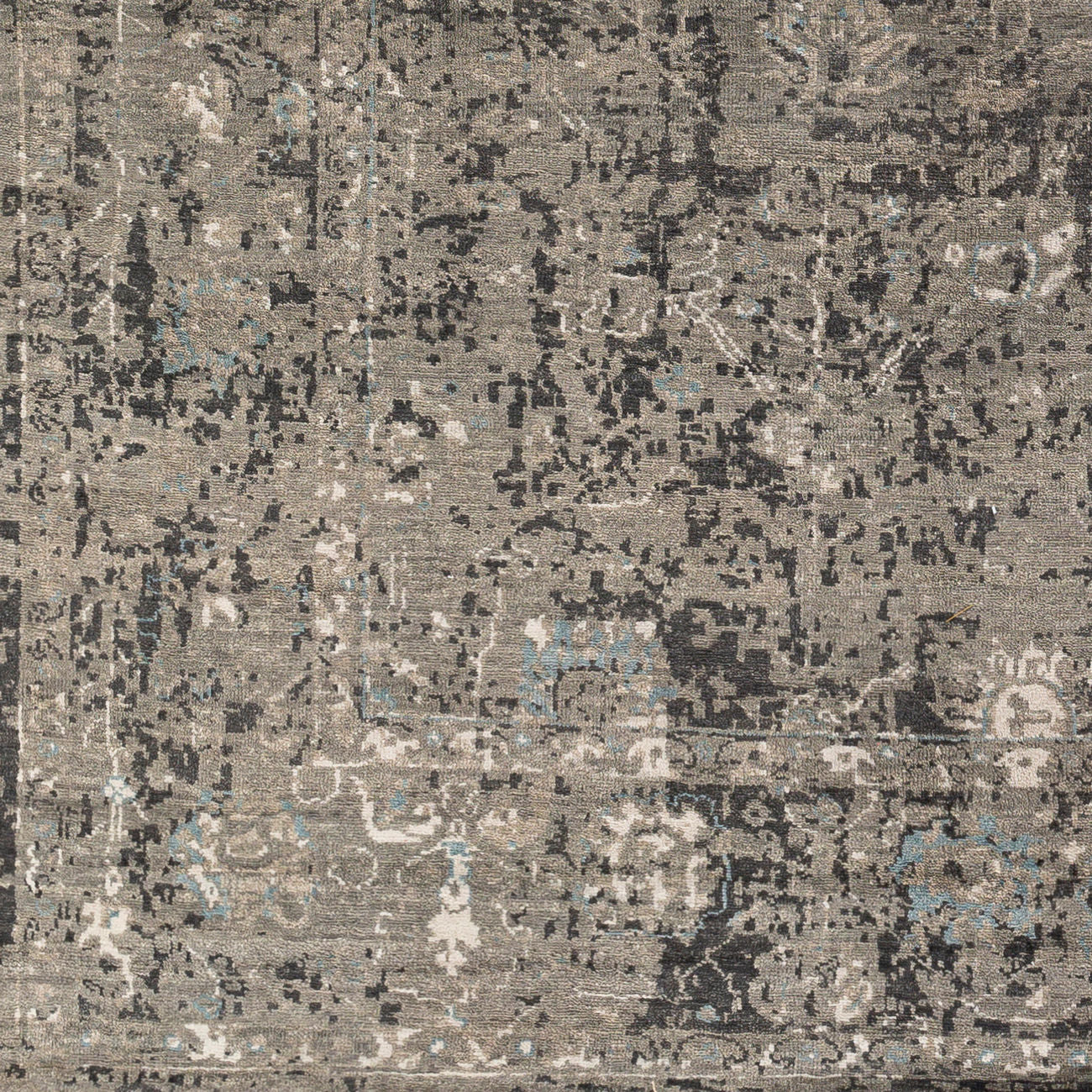 Surya Theodora Tho-3011 Charcoal, Ice Blue, Gray, Medium Gray Area Rug