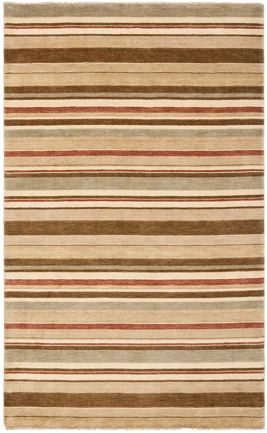 Safavieh Tibetan Tib316A Camel / Multi Striped Area Rug