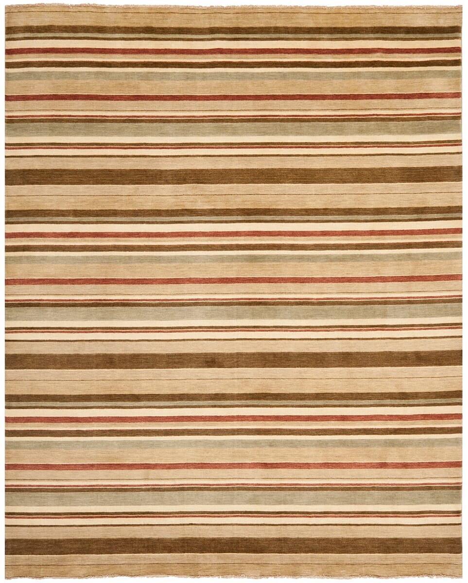 Safavieh Tibetan Tib316A Camel / Multi Striped Area Rug