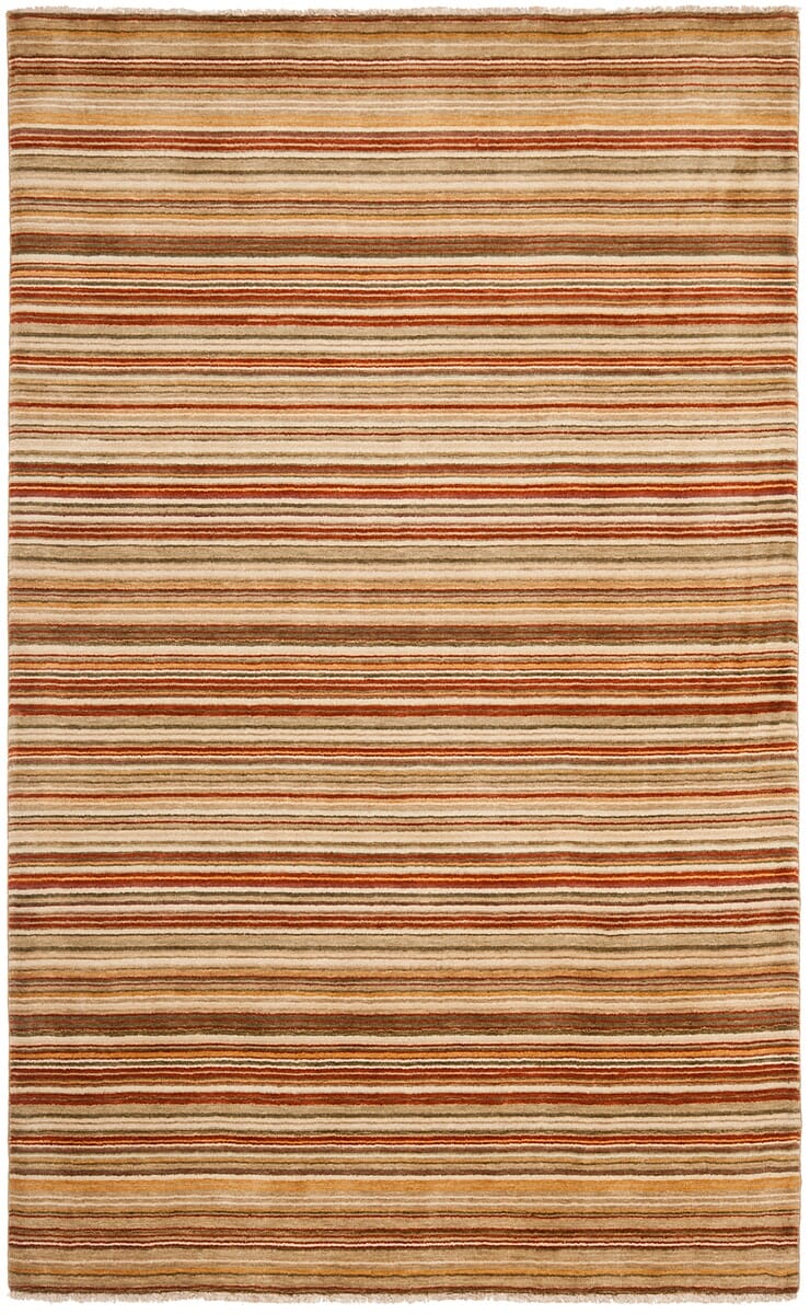 Safavieh Tibetan Tib330A Rust / Multi Striped Area Rug