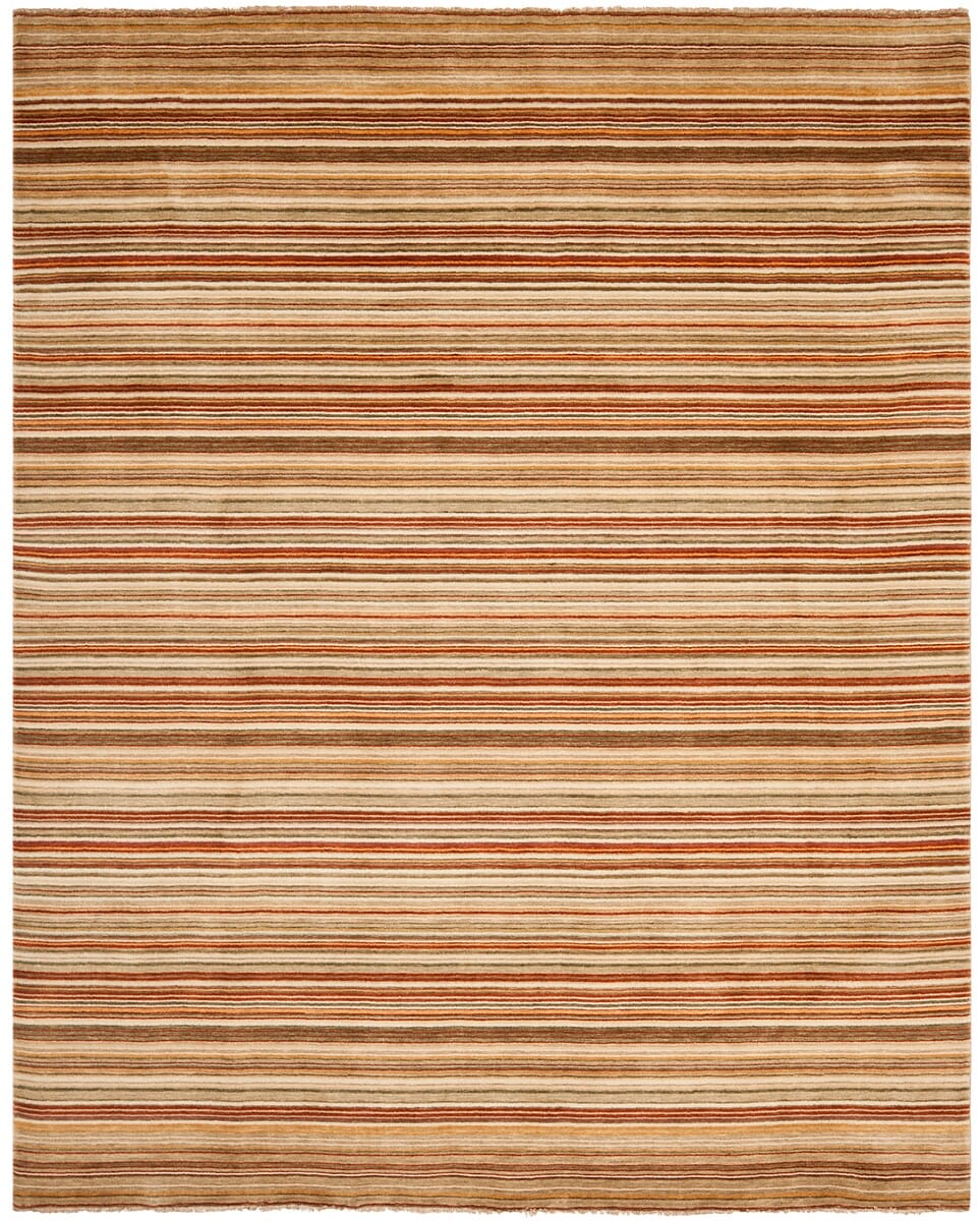 Safavieh Tibetan Tib330A Rust / Multi Striped Area Rug