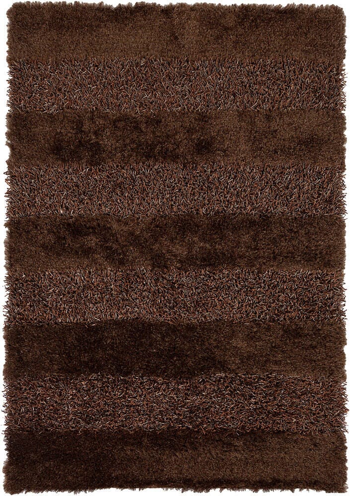 Chandra Tivid Tiv-25601 Brown Shag Area Rug