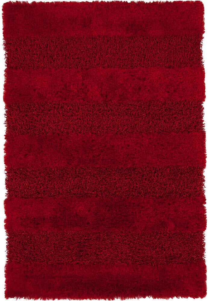 Chandra Tivid Tiv-25603 Red Shag Area Rug