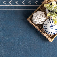 AreaRugs.com Wavaj Nwa1191B Navy Area Rug