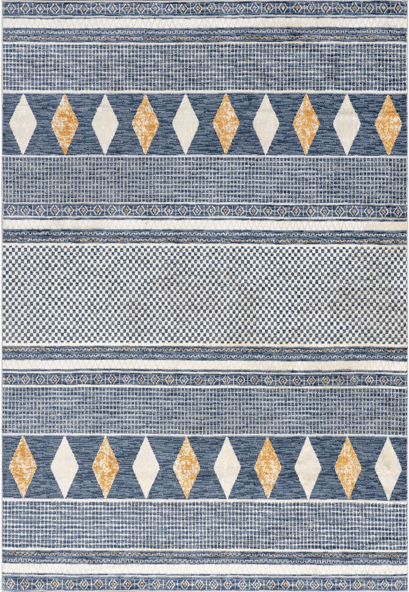 Nuloom Harper Faded Tribal Nha1708A Blue Area Rug