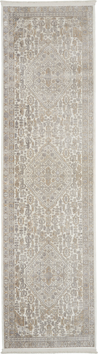 Nourison Lustrous Weave Luw02 Ivory Beige Area Rug