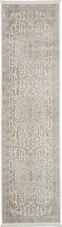 Nourison Lustrous Weave Luw02 Ivory Beige Area Rug