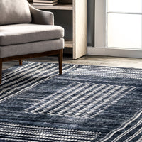 Nuloom Fatimah Modern Nfa1535A Gray Area Rug