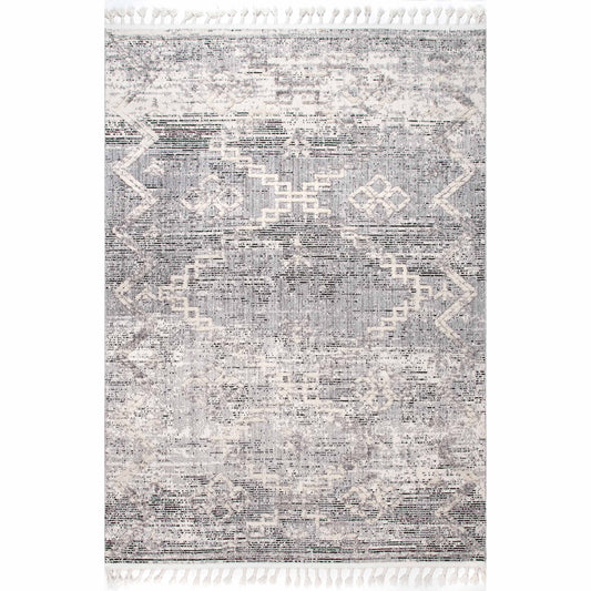 Nuloom Roxy Diamond Nro2330A Gray Area Rug