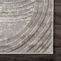 Nuloom Austin Circles Nau1454A Gray Area Rug