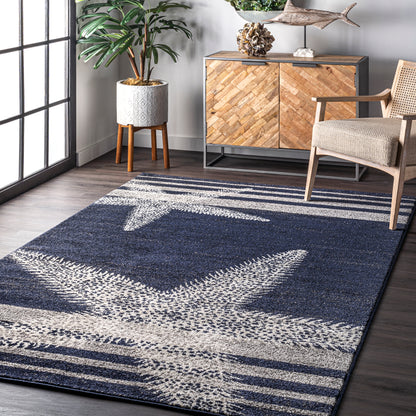 Nuloom Thomas Paul Starfish And Nth1560A Blue Area Rug