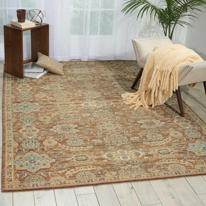 Nourison Timeless Tml14 Mocha Area Rug