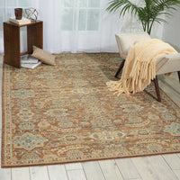 Nourison Timeless Tml14 Mocha Area Rug