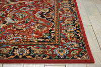 Nourison Timeless Tml15 Red Area Rug