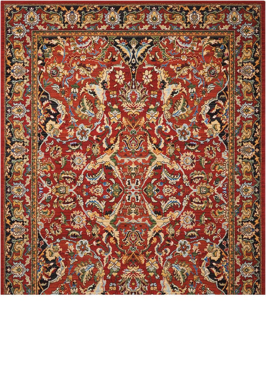 Nourison Timeless Tml15 Red Area Rug