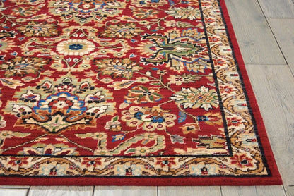 Nourison Timeless Tml17 Red Area Rug