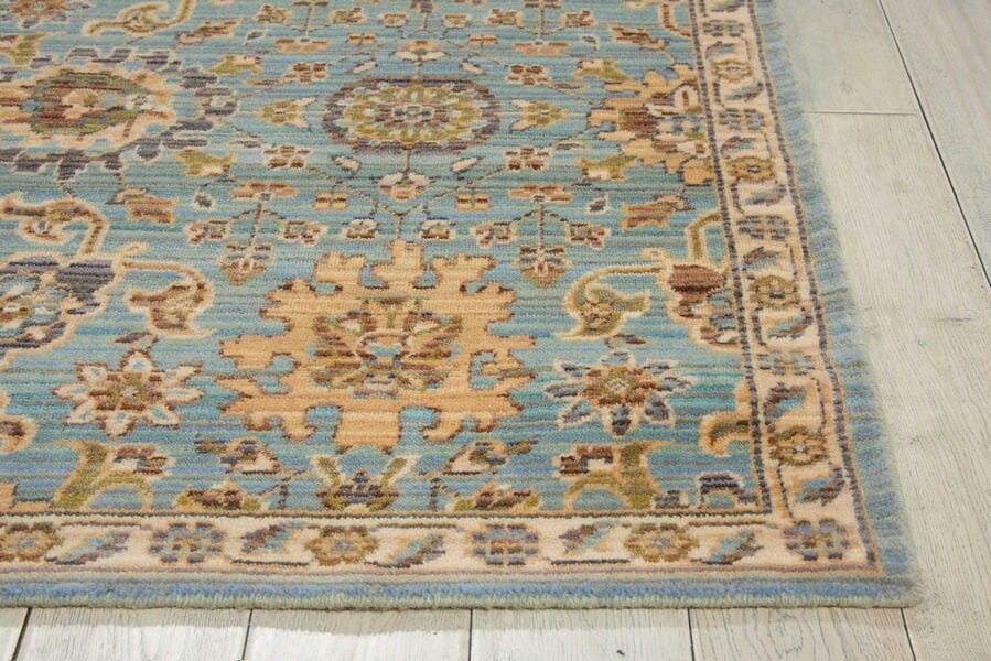 Nourison Timeless Tml19 Light Blue Area Rug