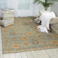 Nourison Timeless Tml19 Light Blue Area Rug