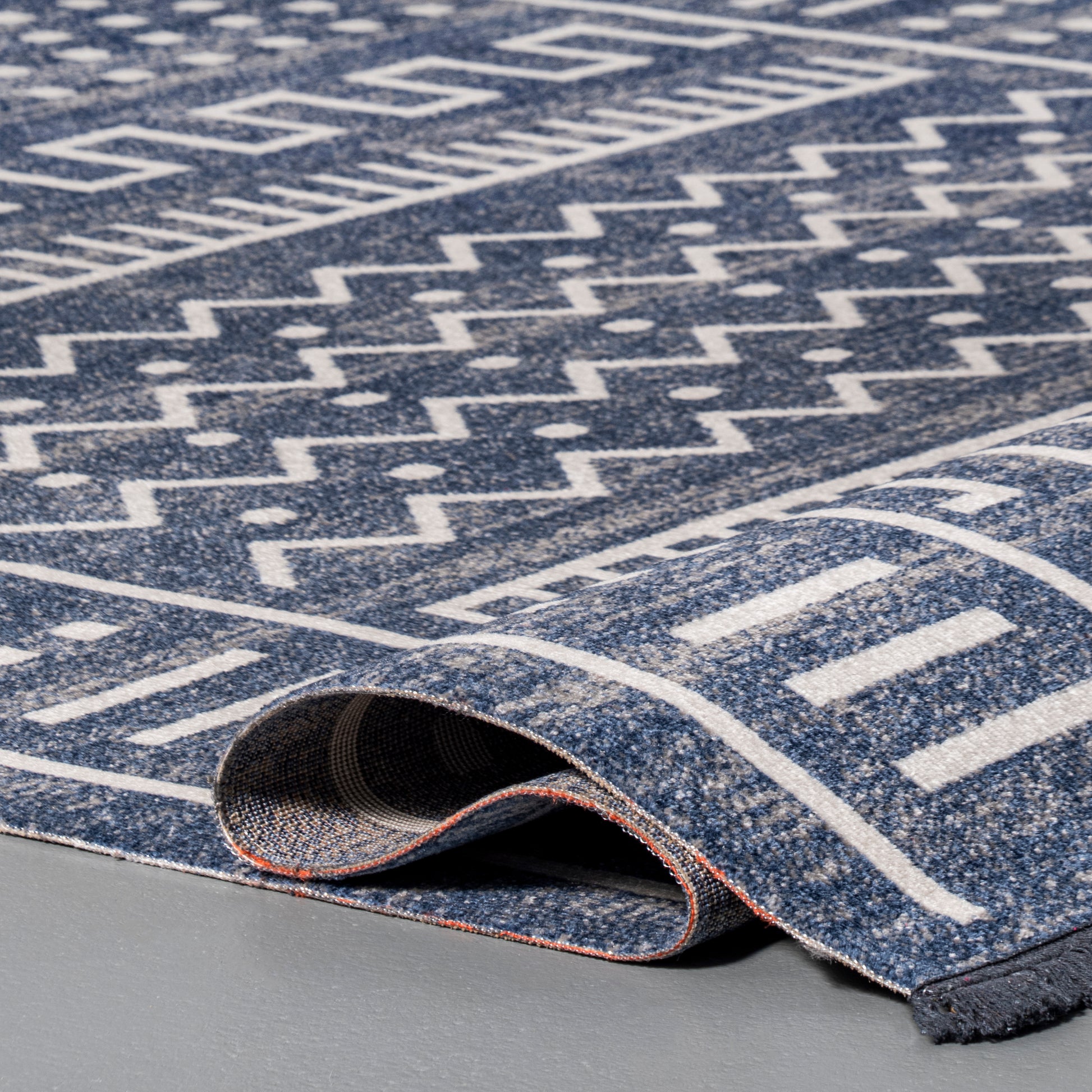 Nuloom Tribal Cora Ntr1483B Blue Area Rug