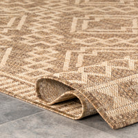 Nuloom Cari Moroccan Tribal Nca1807A Beige Area Rug