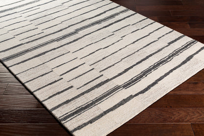 Surya Tamaris Tmi-2300 Cream, Charcoal, Medium Gray, Light Gray Area Rug