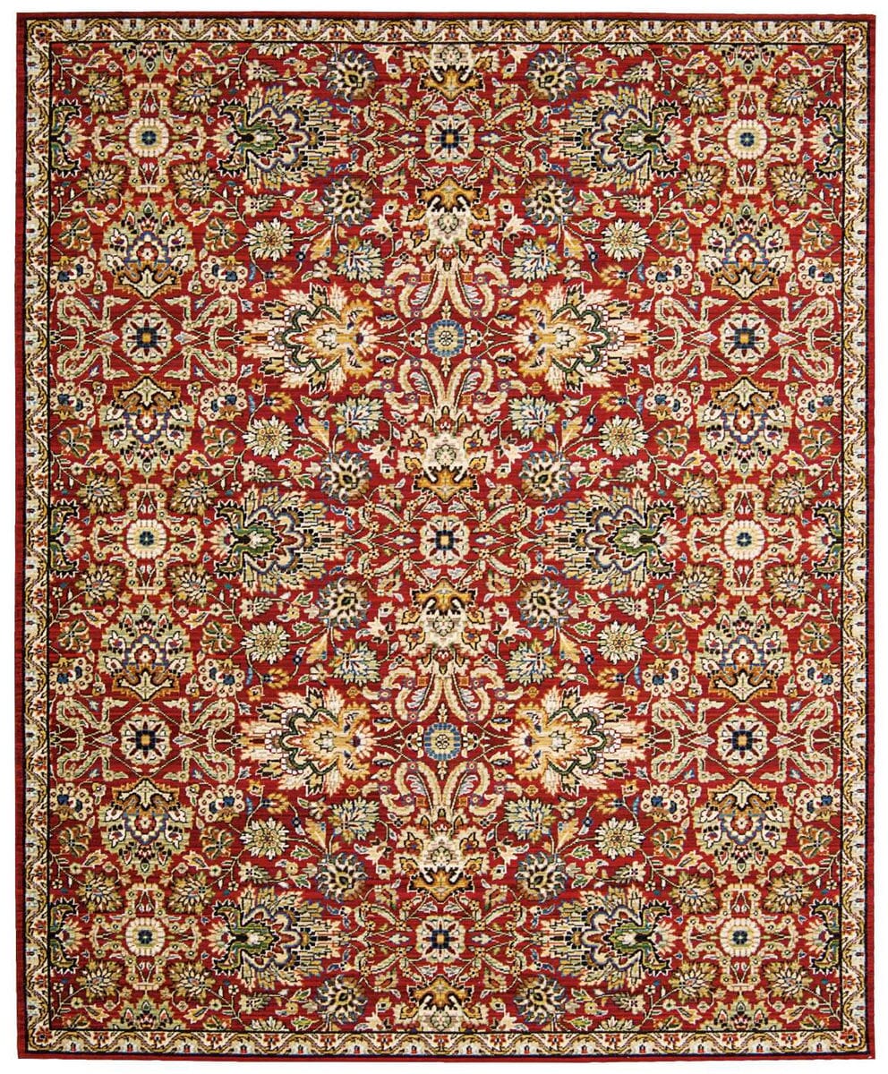 Nourison Timeless Tml17 Red Area Rug