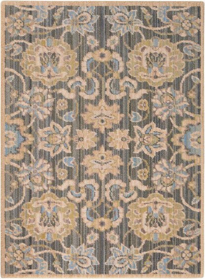 Nourison Timeless Tml20 Opal Grey Area Rug