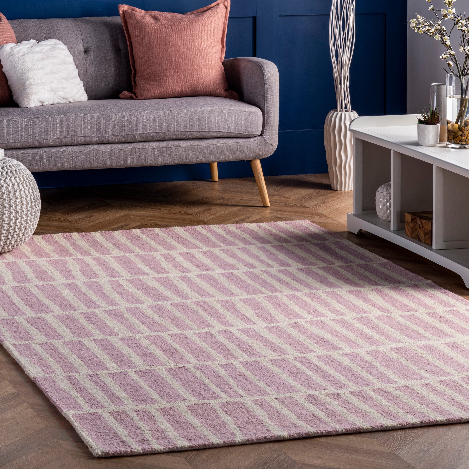 Nuloom Lemuel Nle2696B Baby Pink Area Rug