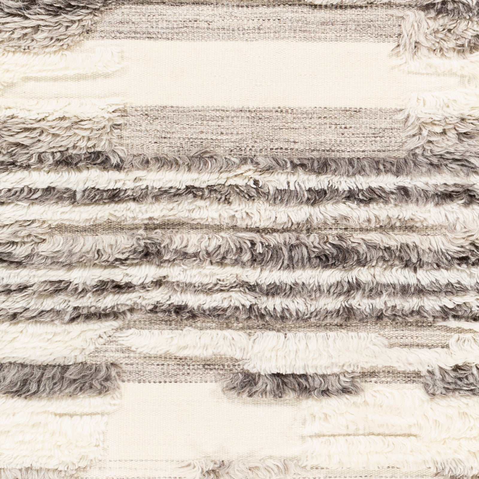 Surya Tulum Tmu-2301 Cream, Dark Brown, Light Gray Area Rug