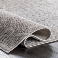 Nuloom Aspen Stipe Nas1455A Gray Area Rug