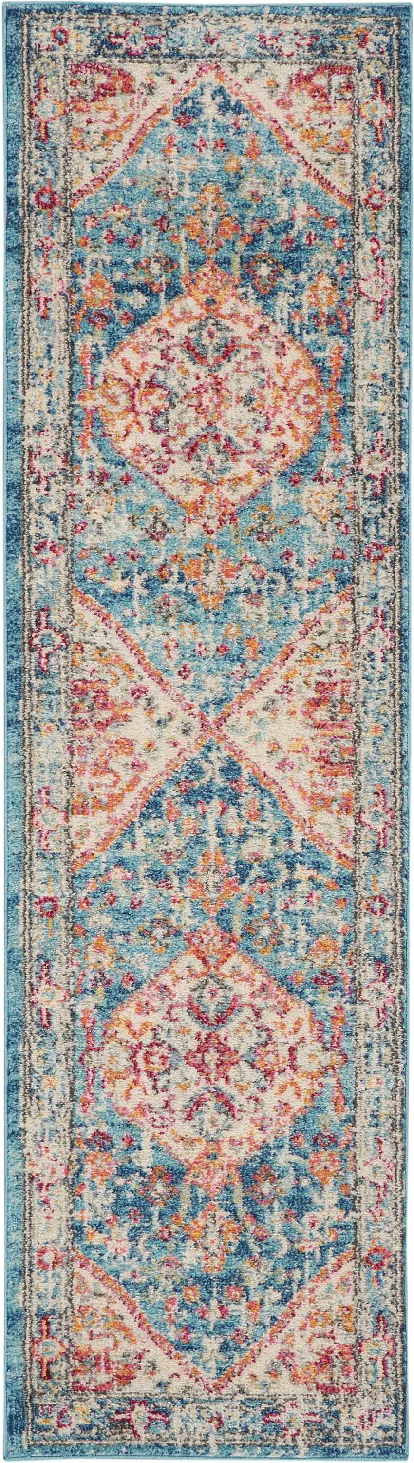 Nourison Passion Psn23 Ivory/Light Blue Area Rug